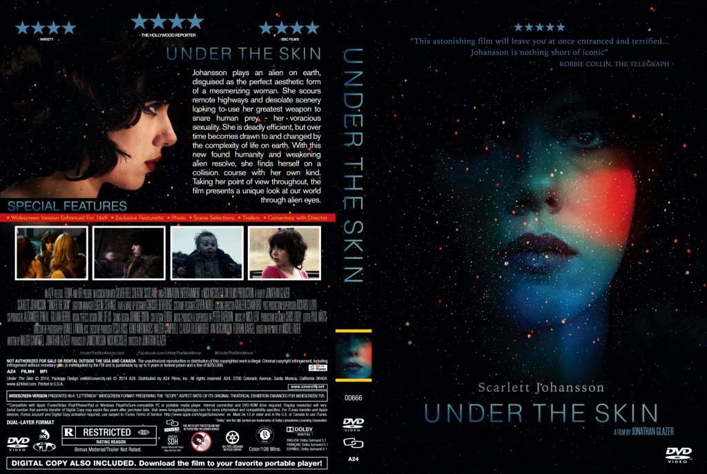 Under The Skin DVD Scarlett Johansson