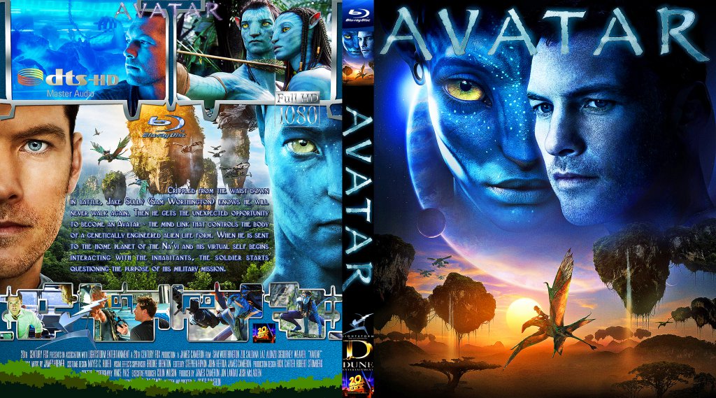 Avatar - Movie Blu-Ray Custom Covers - AVATAR B :: DVD Covers