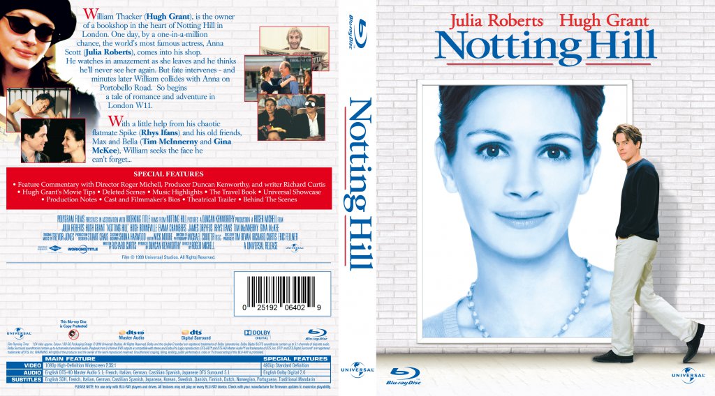 Notting_Hill - Movie Blu-Ray Custom Covers - Notting Hill :: DVD Covers