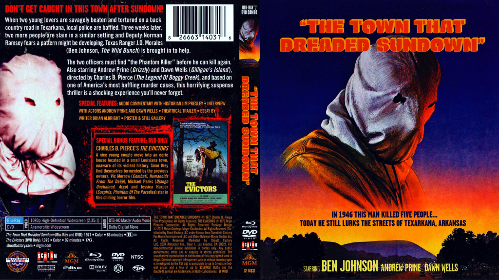 Постер the Town that dreaded Sundown 1976. The Town that dreaded Sundown диск. The Town that dreaded Sundown (2014) диск. Город который боялся заката 1976.