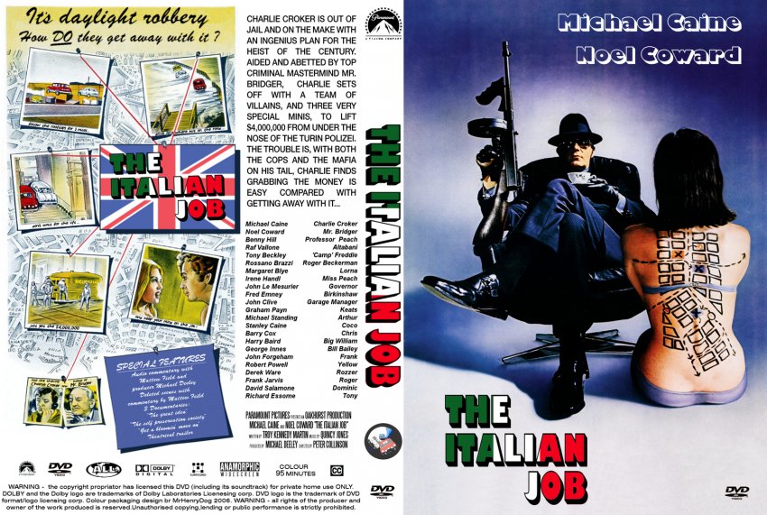 The Italian Job Movie Dvd Custom Covers Italian Job Dvd Covers