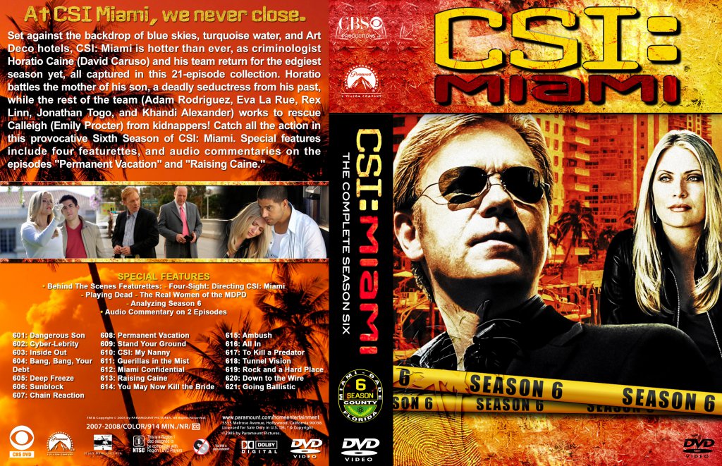 CSI: Miami - Season 6