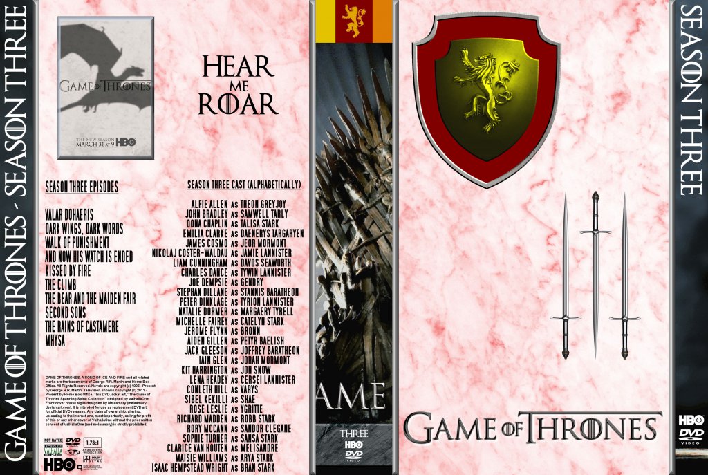 Game Of Thrones - Season 3