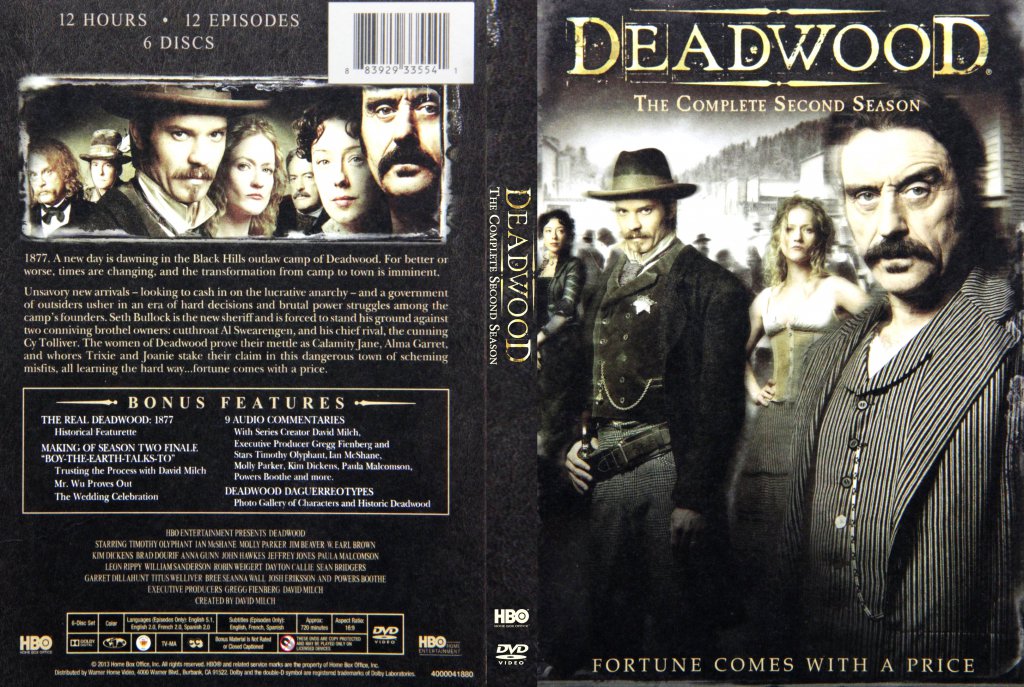 Deadwood Season 2 - TV DVD Scanned Covers - Deadwood Season 2 DVD