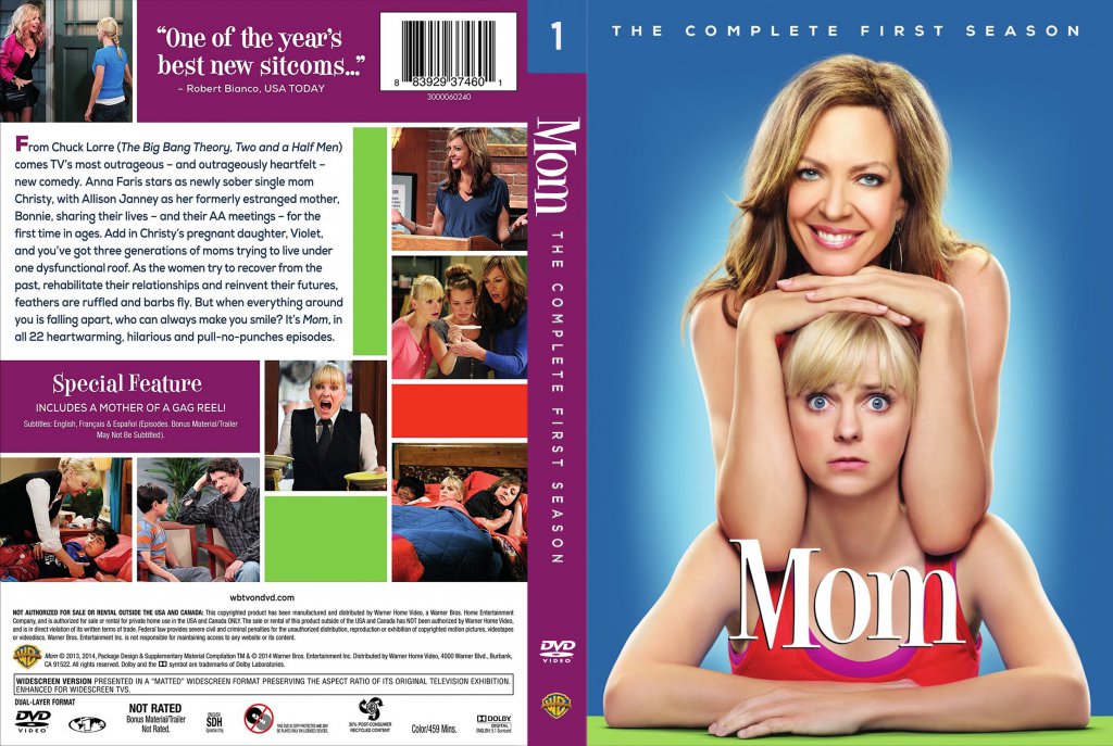 Mom Season 1 Tv Dvd Scanned Covers Mom Season 1 Dvd Dvd Covers