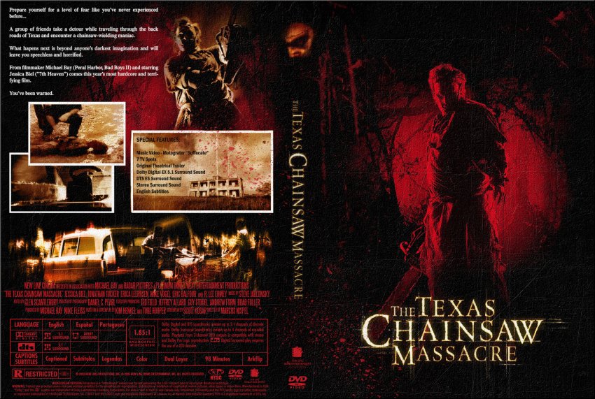 The Texas Chainsaw Massacre - Movie DVD Custom Covers - 452Texas ...