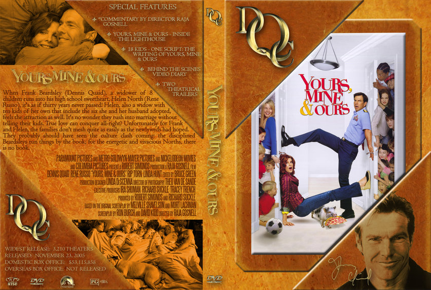Yours, Mine And Ours - Movie DVD Custom Covers - 475Yours Mine and Ours ...