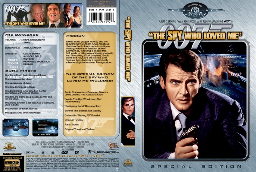 The Spy Who Loved Me - Movie DVD Custom Covers - 511111007 the spy who ...