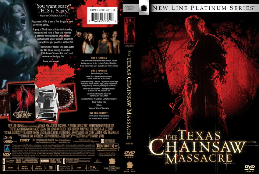 Texas Chainsaw Massacre 2003 Custom - Movie DVD Custom Covers ...