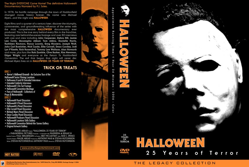 HalloweeN - 25 Years of Terror - Movie DVD Custom Covers 