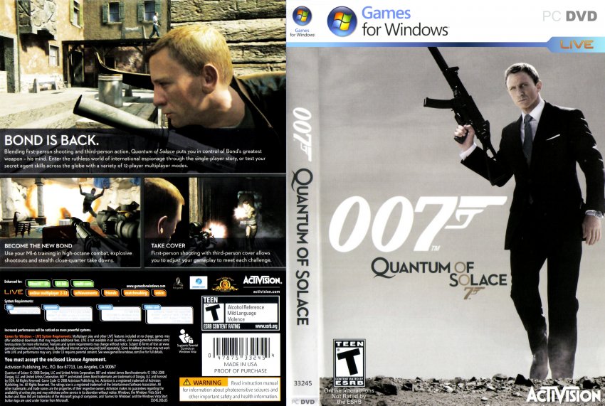 007: Quantum of Solace (USA) PS2 ISO - CDRomance