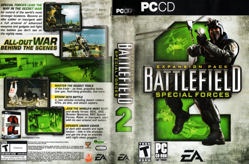Battlefield 2 game special dvd