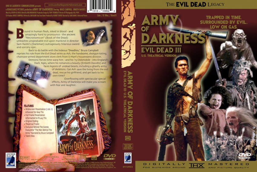 DVD Army of Darkness - Evil Dead 3 5055201805690 for sale online