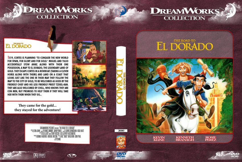 The Road To El Dorado - Movie DVD Custom Covers - 6393La Strada Per El