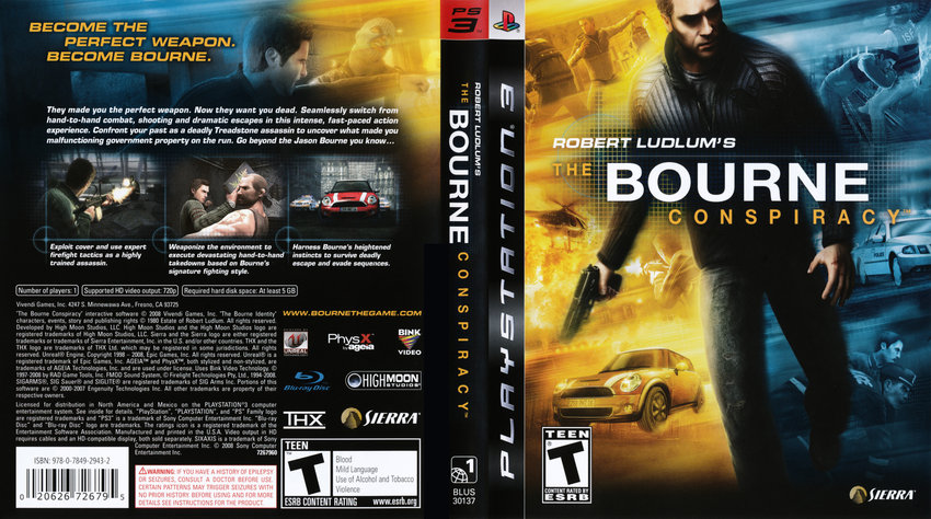 the bourne conspiracy PC game download