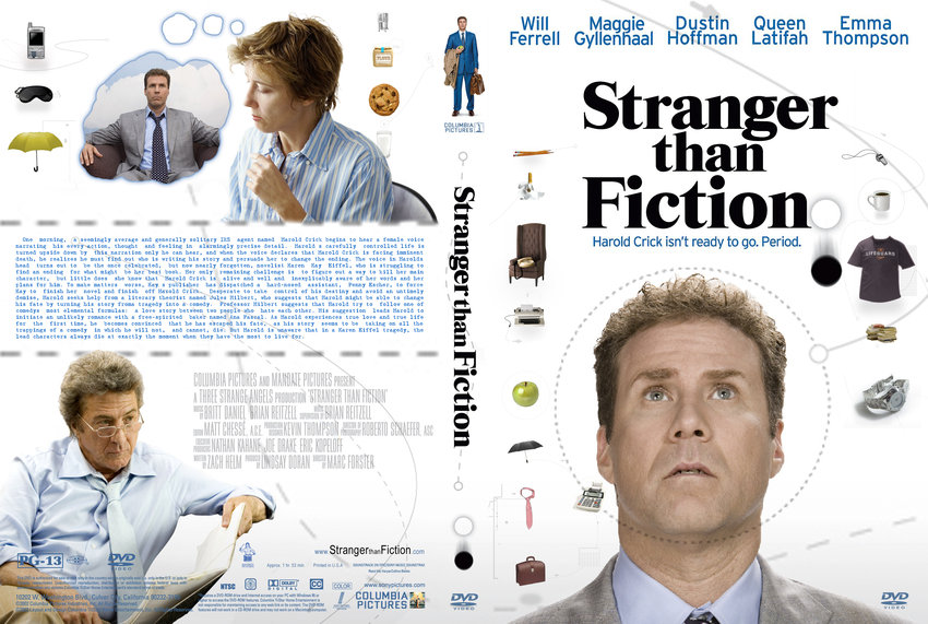 Stranger Than Fiction - Movie DVD Custom Covers - 7751Stranger Than ...