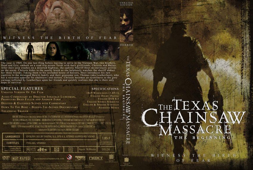 The Texas Chainsaw Massacre The Beginning - Movie DVD Custom Covers ...