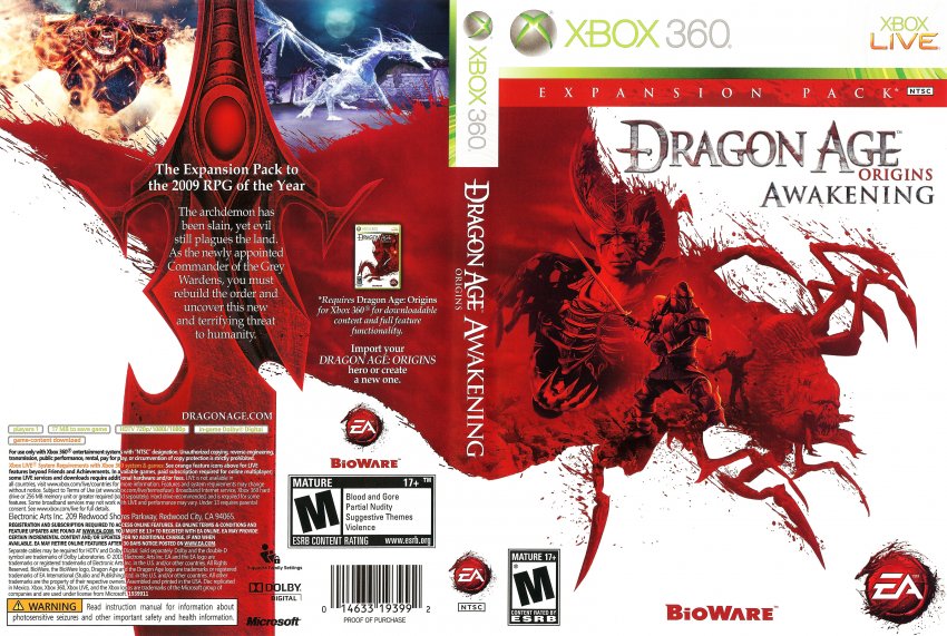 dragon age awakening xbox one download