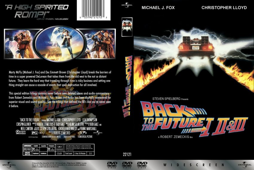 Back to the Future Trilogy - Movie DVD Custom Covers - 964Back to the ...