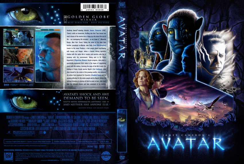 Avatar - Movie DVD Custom Covers - AVATAR-DVD SXScustom :: DVD Covers