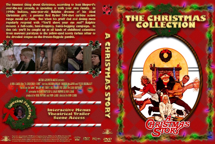 A Christmas Story Movie DVD Custom Covers A Christmas Story DVD