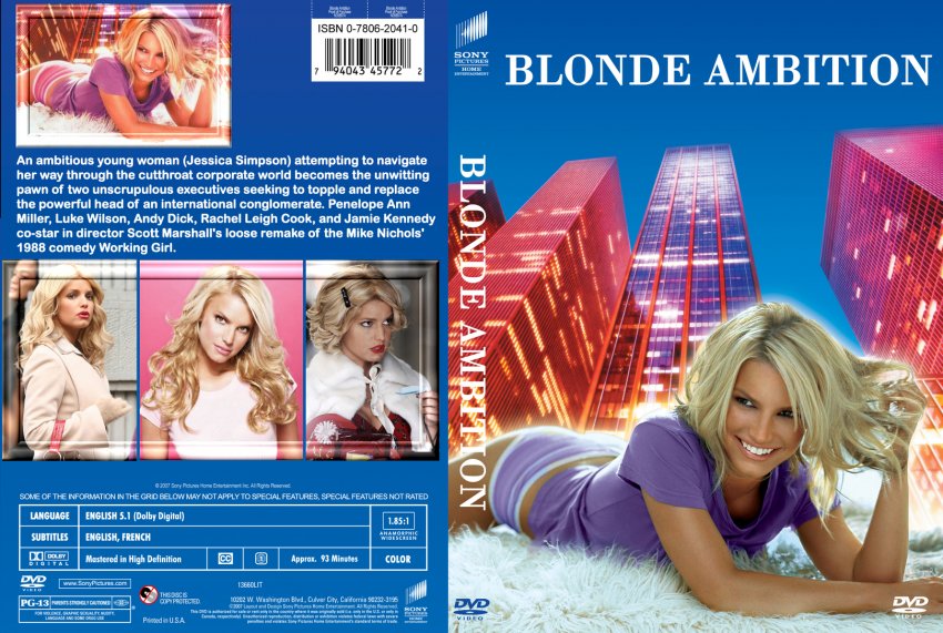 Blonde Ambition Movie Dvd Custom Covers Blonde Ambition Dvd Covers