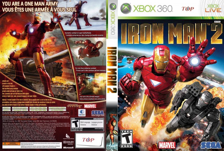 iron man 2 xbox 360