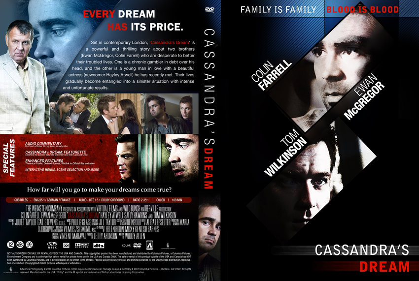 Cassandra s Dream Movie DVD Custom Covers Cassandra s Dream HQ