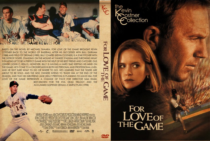 For Love of the Game The Kevin Costner Collection Movie DVD Custom
