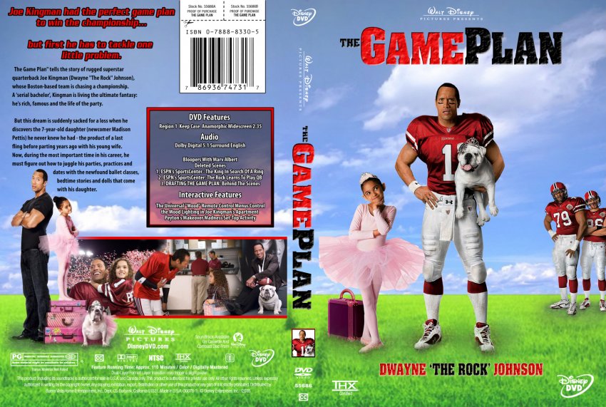 Game Plan - Movie DVD Custom Covers - GamePlan c :: DVD Covers
