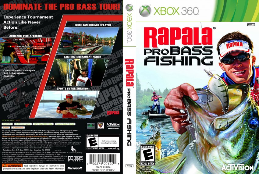 Artwork images: Rapala Pro Bass Fishing - Xbox 360 (2 of 4)