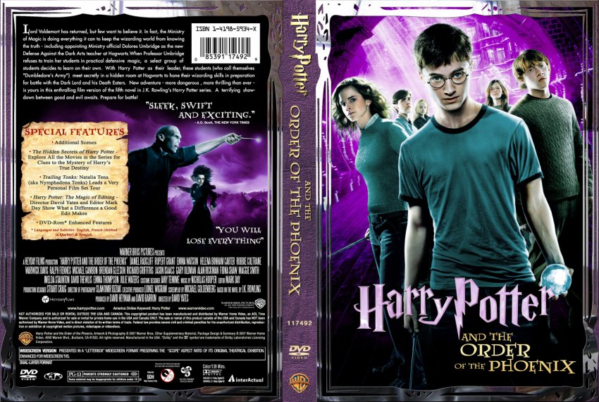 Harry Potter And The Order Of The Phoenix