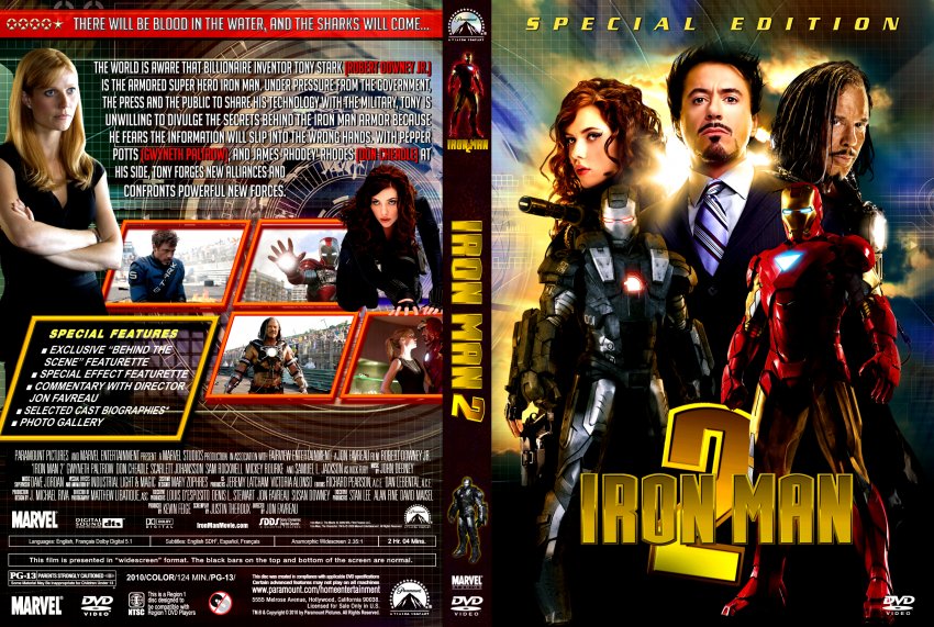 iron man 2 dvd cover