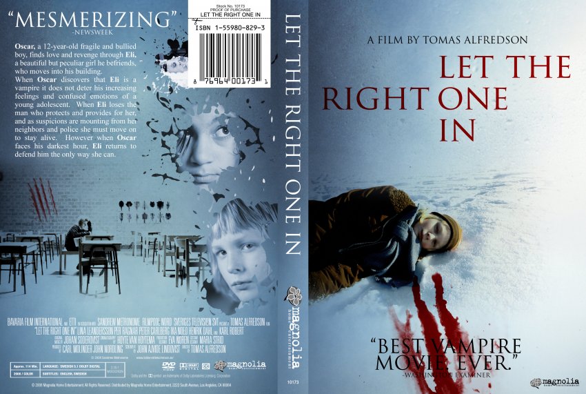 Let The Right One In Movie Dvd Custom Covers Let The Dvd Covers