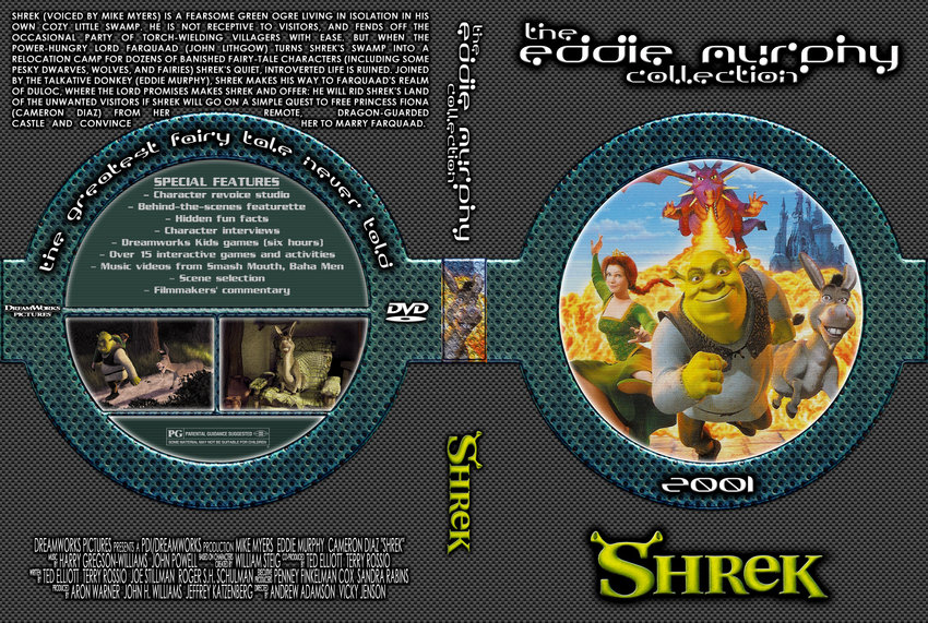 Shrek 1 Dvd Cover