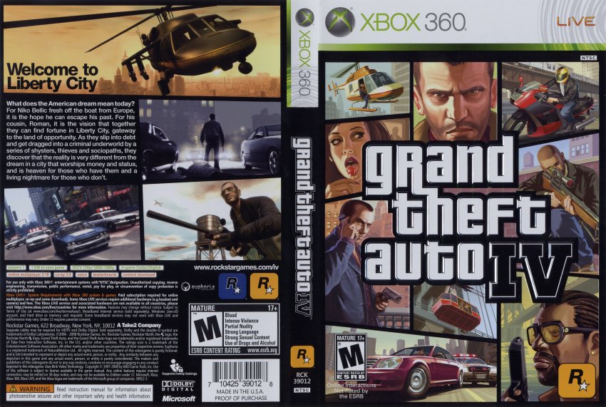 Grand Theft Auto IV - XBOX360