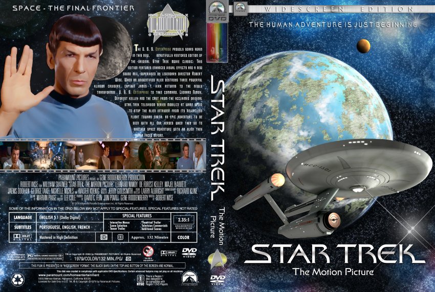 star trek the motion picture dvd cover