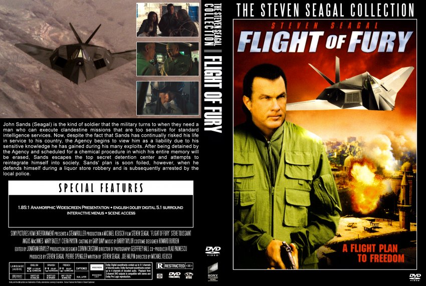 Flight of Fury - The Steven Seagal Collection - Movie DVD Custom Covers ...