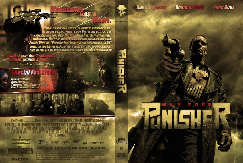 Punisher: War Zone DVDs 27616919991