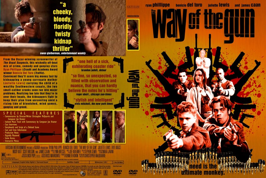 The Way Of The Gun Movie Dvd Custom Covers Way Of The Gun Custom Finished Dvd Covers