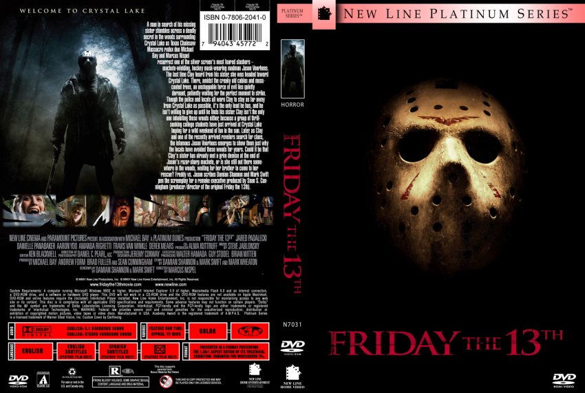 Friday The 13th Movie Dvd Custom Covers Friday The 13th 2009 Dvd