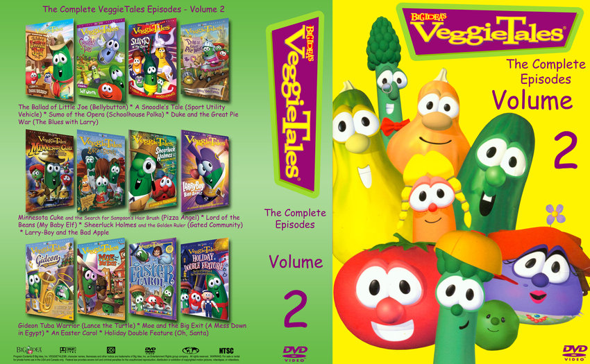 Veggie Tales Complete Episodes Volume 2 - Movie DVD Custom Covers ...