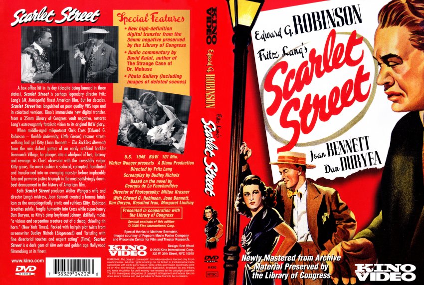 Scarlet Street / 1945 (Kino Video)