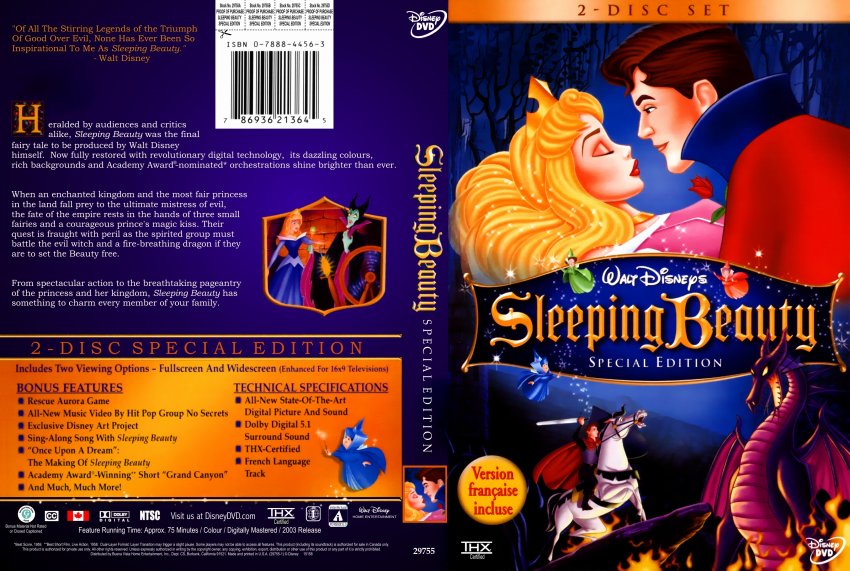 Sleeping Beauty Se Scan Movie Dvd Scanned Covers 119sleepingbeauty Se Scan Hires Dvd Covers