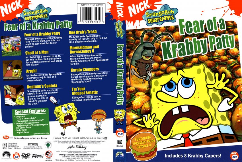 Fear Of A Krabby Patty Dvd From Spongepedia The Bigge - vrogue.co