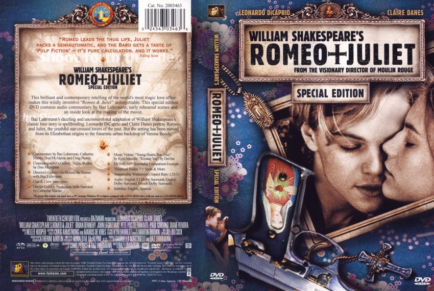 Romeo And Juliet Movie DVD Scanned Covers 142Romeo And Juliet