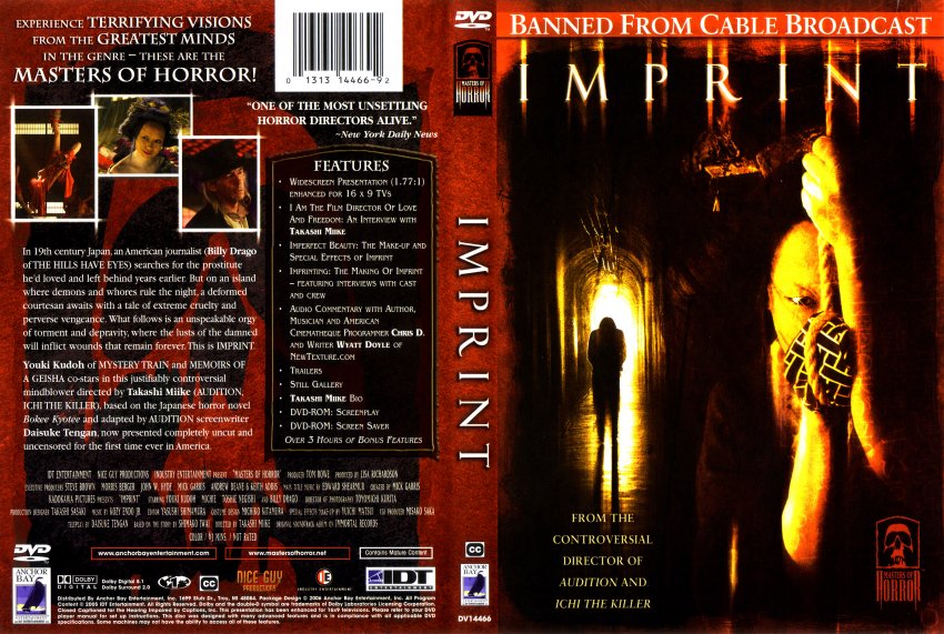 Masters of Horror Imprint