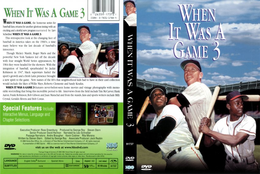 when it was a game 3 - Movie DVD Scanned Covers