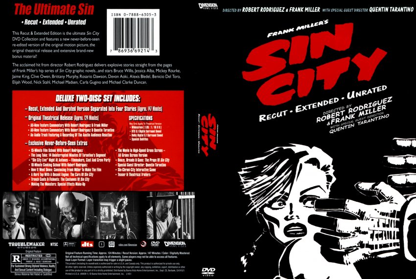 Sin City Recut Extended Unrated Retail R1
