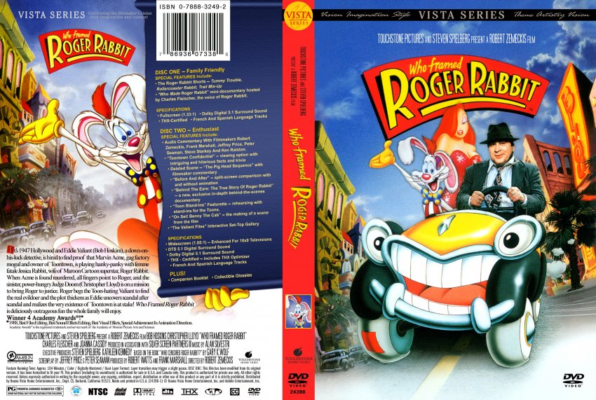 Who Framed Roger Rabbit Movie Dvd Scanned Covers 29613who Framed Roger Rabbit Dvd Covers 